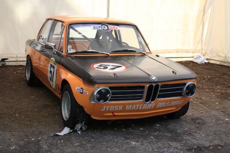 Denne BMW 2002 tii skal køres af Jan Heiselberg og Kurt Thiim.
(Foto: Motorsporten.dk)